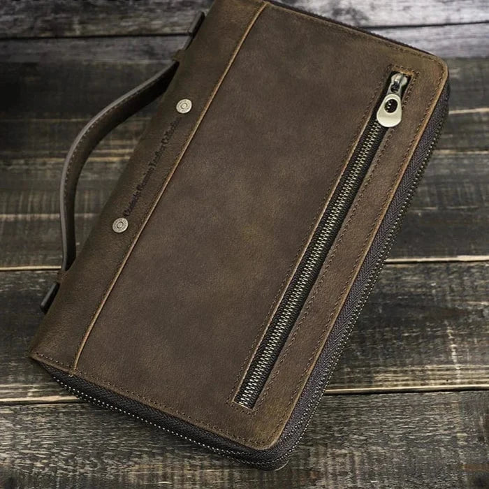 Portefeuille Luxe Homme｜La Casa Du Cuir Café / Cuir