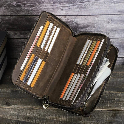 Portefeuille Luxe Homme｜La Casa Du Cuir Café / Cuir