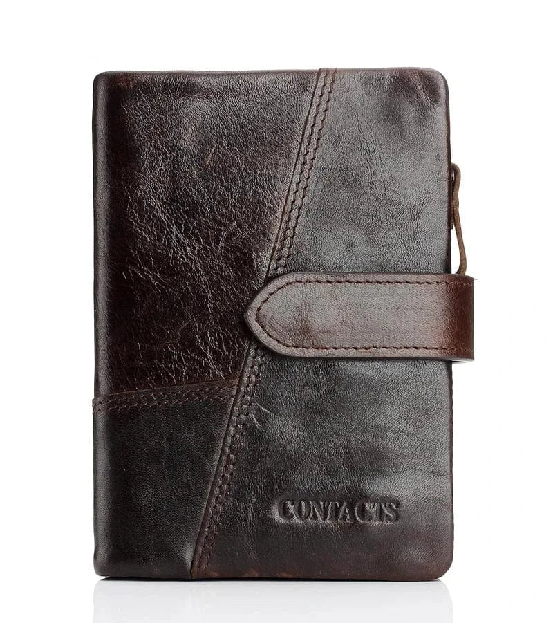 Portefeuille Noir Homme｜La Casa Du Cuir Café M / Cuir