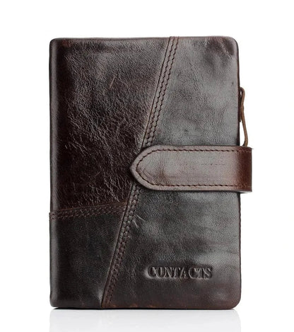 Portefeuille Noir Homme｜La Casa Du Cuir Café M / Cuir
