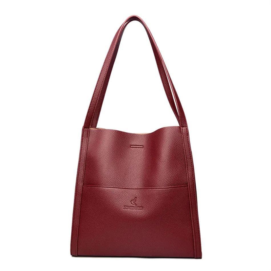 Sac Cabas Cuir Gabriela | La Casa du Cuir Rouge Sac Cabas
