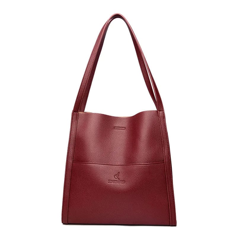 Sac Fourre-Tout Femme Elodie | La Casa du Cuir Rouge / Cuir Vegan Sac Cabas