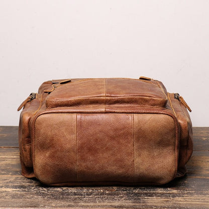 Sac à Dos Cuir Homme Raphael | La Casa du Cuir Marron / Cuir / Homme sac à dos ordinateur