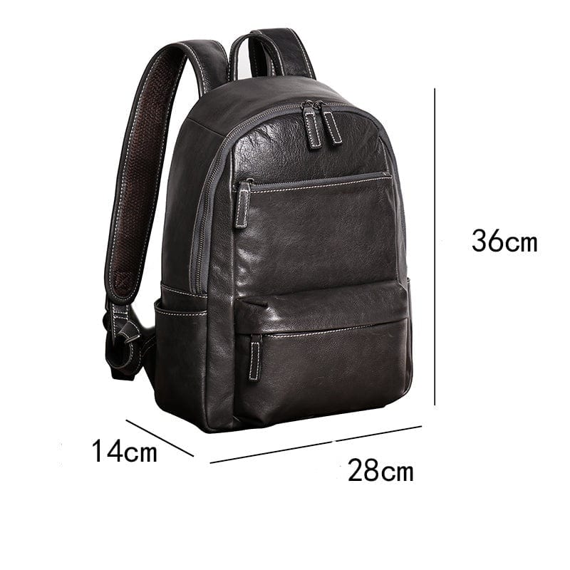 Sac à Dos Cuir Homme Noah | La Casa du Cuir Noir / Cuir / Homme Sac