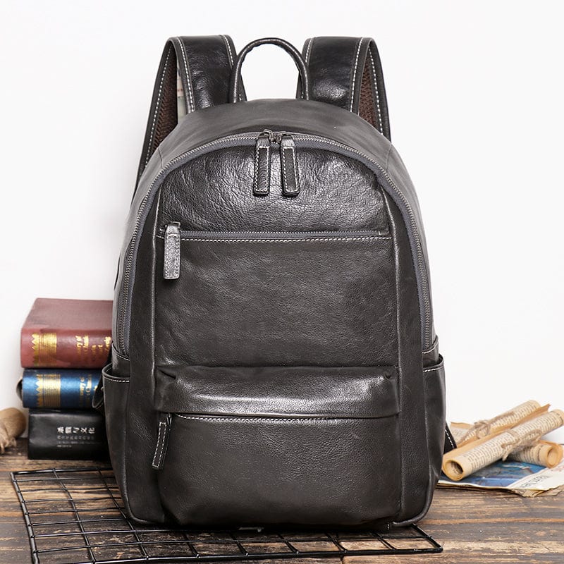 Sac à Dos Cuir Homme Noah | La Casa du Cuir Noir / Cuir / Homme Sac