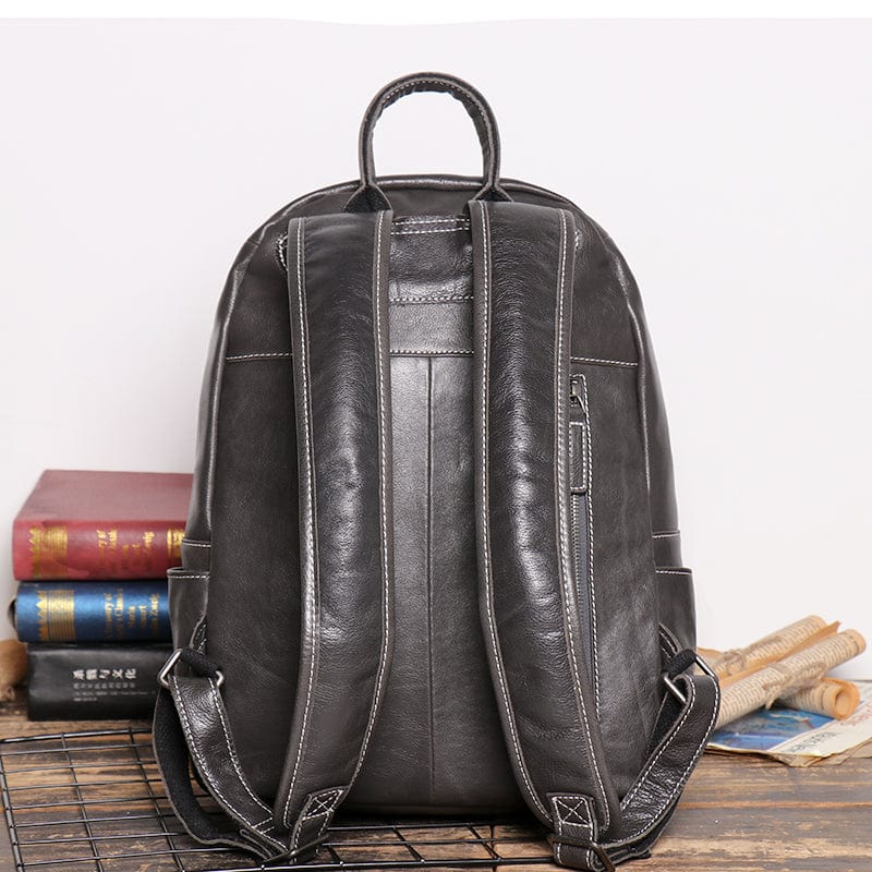 Sac à Dos Cuir Homme Noah | La Casa du Cuir Noir / Cuir / Homme Sac