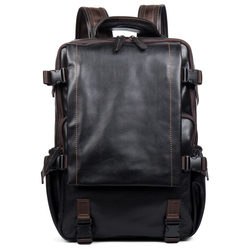 Sac à Dos Cuir Homme Gabriel | La Casa du Cuir Noir / Cuir / Homme Sac
