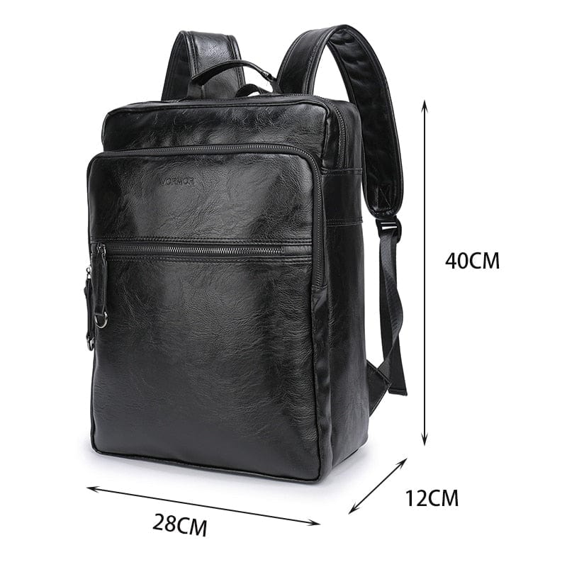 Sac à Dos Cuir Homme Juan | La Casa du Cuir Noir / Cuir (PU) / Homme sac à dos