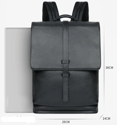 Sac à Dos Homme Cuir Martin | La Casa du Cuir Noir / 14 Pouces / Cuir Véritable sac à dos