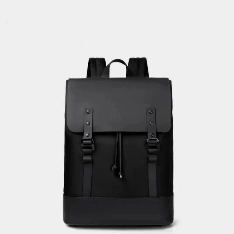 Sac a Dos Ordinateur Alexis | La Casa du Cuir Noir / 30x41x15cm / Nylon Impermeable