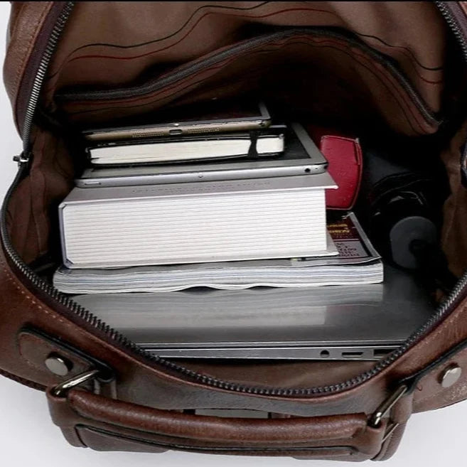 Sac a Dos Ordinateur Portable Sacha | La Casa du Cuir sac à dos ordinateur