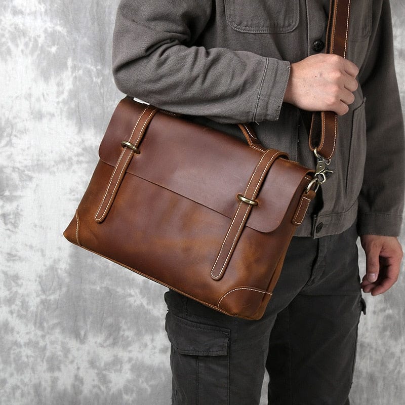 Sac à Main Homme Cuir Enzo | La Casa du Cuir sac à main