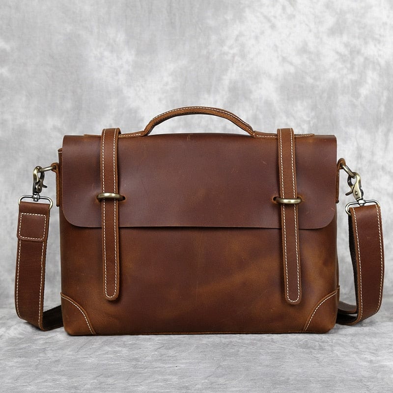 Sac à Main Homme Cuir Enzo | La Casa du Cuir Marron / Cuir / Homme sac à main