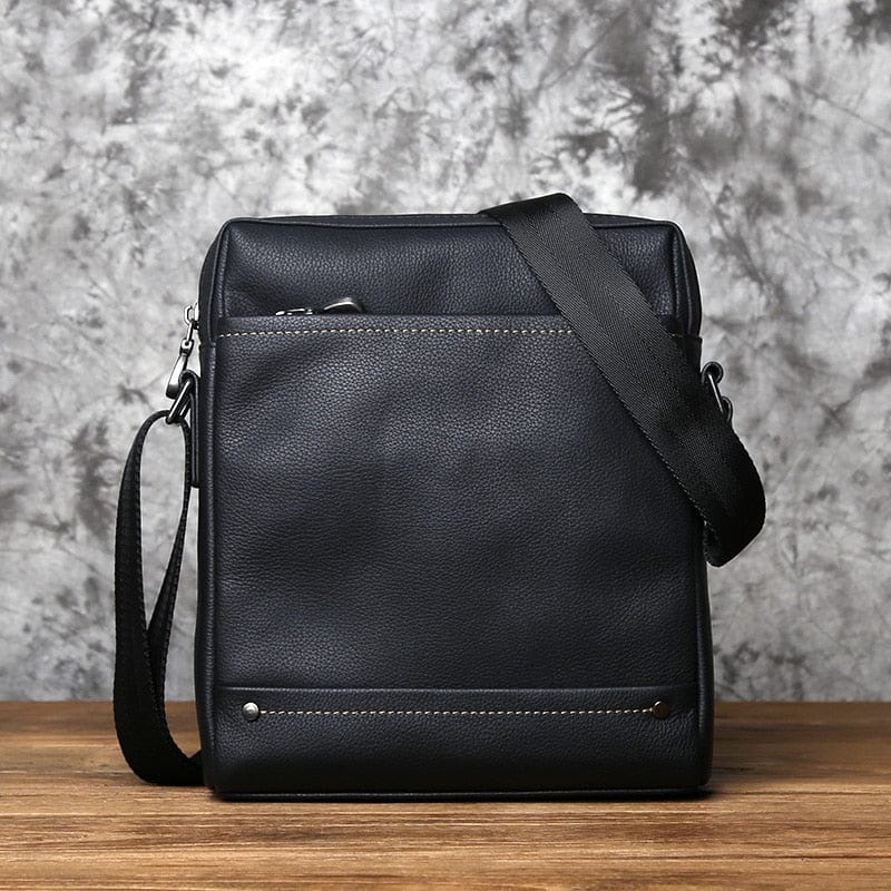 Sac à Main Homme Cuir Ayden | La Casa du Cuir Noir Classic / Cuir / Homme sac à main