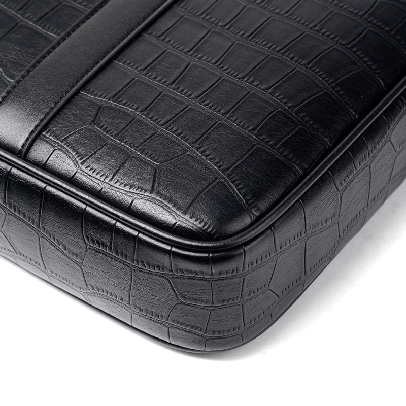 Sac à Main Homme Cuir Victor | La Casa du Cuir Noir / Cuir Vegan / Homme sac à main