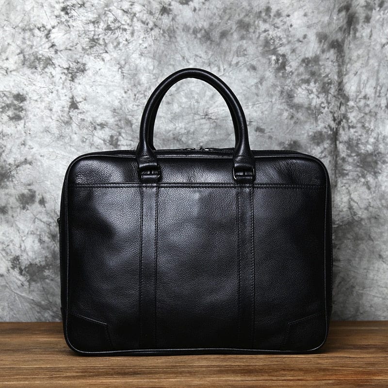 Sac à Main Homme Luxe en Cuir Noir | Axel sac à main