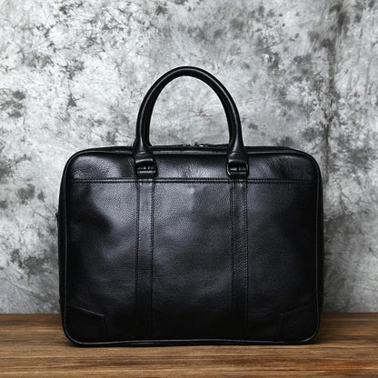 Sac à Main Homme Luxe en Cuir Noir | Axel sac à main