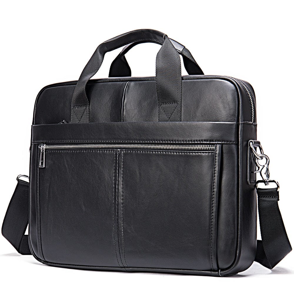 Sac à Main Homme Cuir Eliott | Élégance & Organisation Quotidienne Noir Normal / Cuir Vegan / Homme sac à main