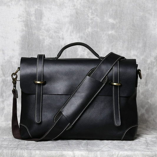 Sac à Main Homme Cuir Enzo | La Casa du Cuir Noir / Cuir / Homme sac à main
