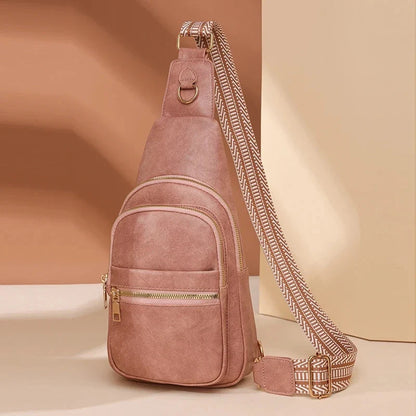 Sac Banane Bandouliere Femme Rose / 18cm10cm32cm / Cuir (PU)