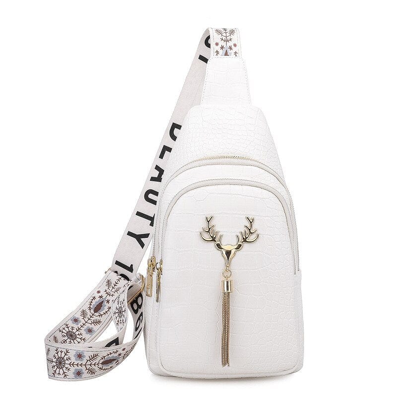 Sac Banane Cuir Femme Ava | La Casa du Cuir Blanc / Cuir Vegan / Femme Sacs banane