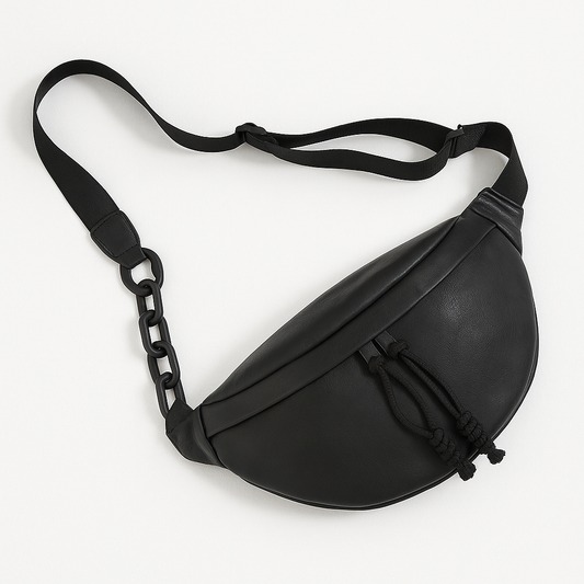 Sac Banane Cuir Femme Héloïse | La Casa du Cuir Noir / Cuir (PU) / Femme Sacs banane
