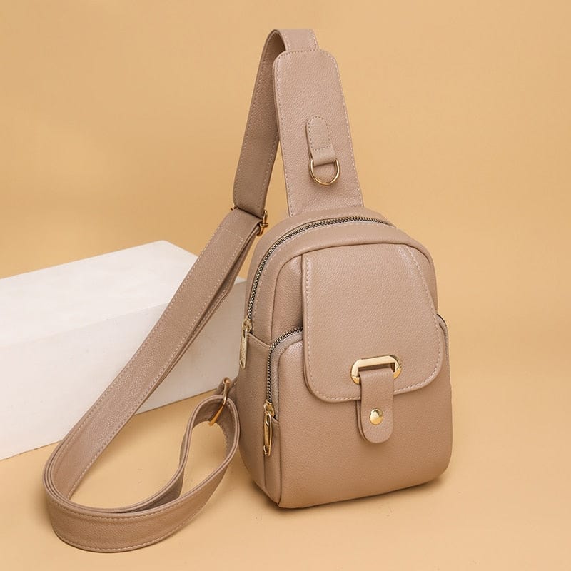 Sac Banane Cuir Femme Alexandra | La Casa du Cuir Khaki / Cuir PU / Femme Sacs banane