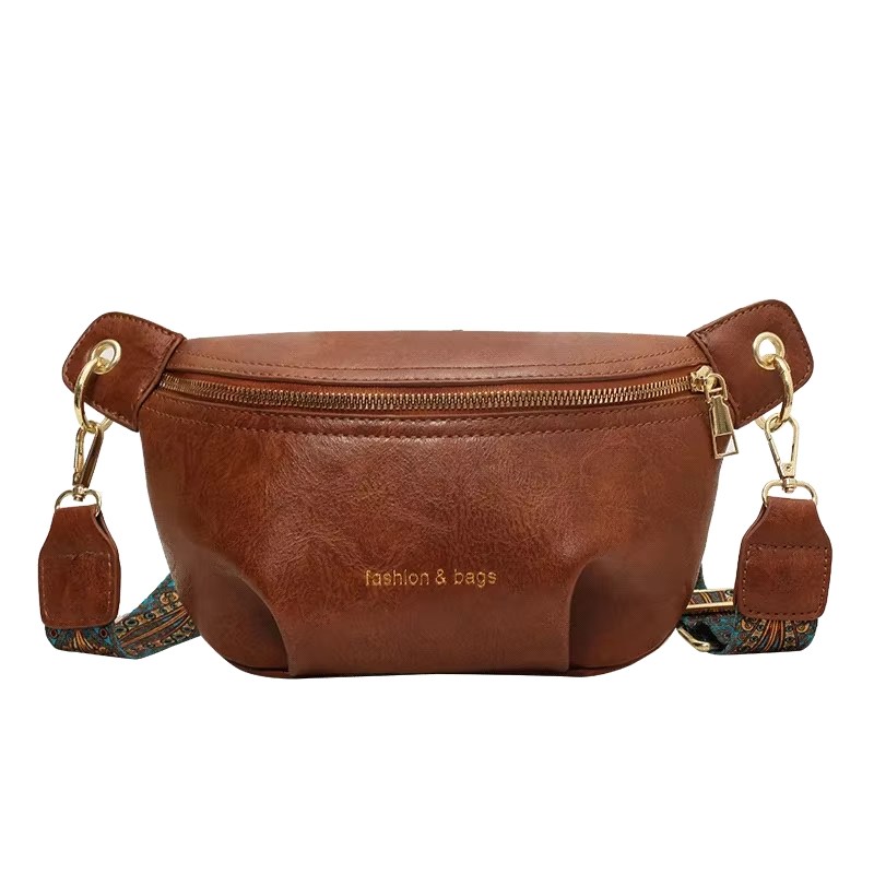 Sac Banane Cuir Femme Laura | La Casa du Cuir Marron / Cuir PU / Femme Sac Banane