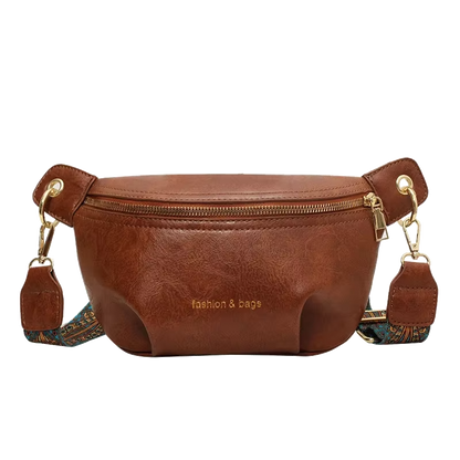 Sac Banane Cuir Femme Laura | La Casa du Cuir Marron / Cuir PU / Femme Sac Banane