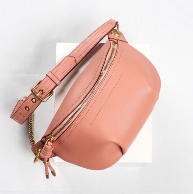 Sac Banane Cuir Femme Thaïs | La Casa du Cuir Rose Sac de voyage