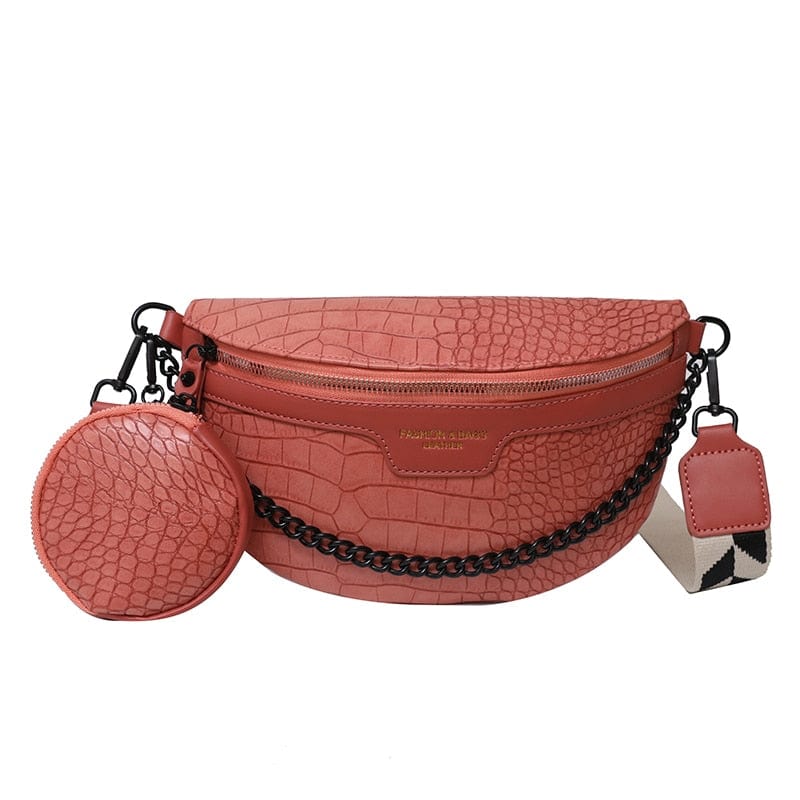 Sac Banane Cuir Femme Amaranta | La Casa du Cuir Rosé / PU / Sac Banane Sacs banane