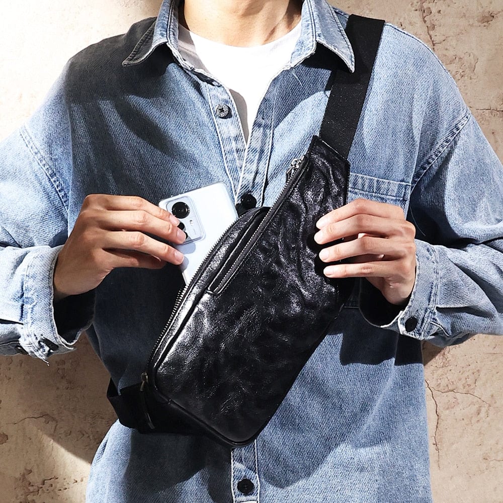 Sac Banane Cuir Homme Simon | La Casa du Cuir Sacs banane