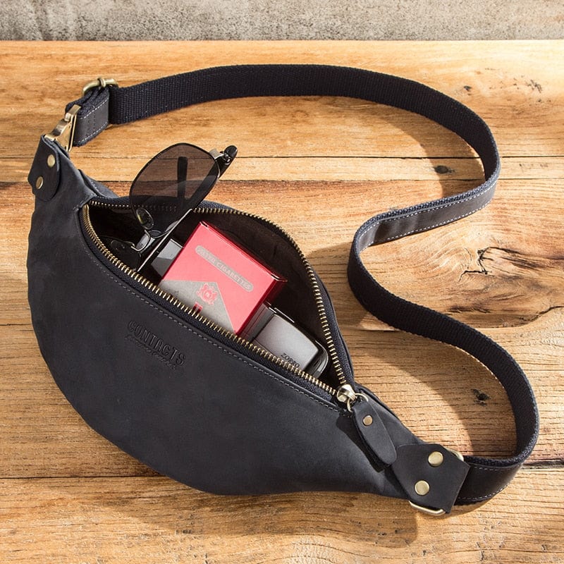 Sac Banane Cuir Homme Lyam | La Casa du Cuir Sacs banane
