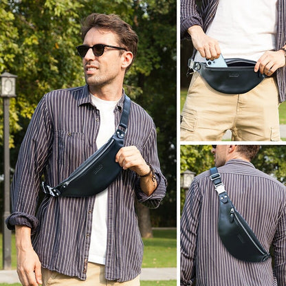 Sac Banane Cuir Homme Clément | La Casa du Cuir Sacs banane