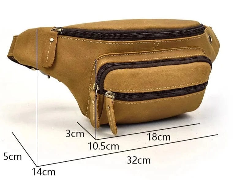 Sac Banane Cuir Homme Aristide | La Casa du Cuir Sacs banane