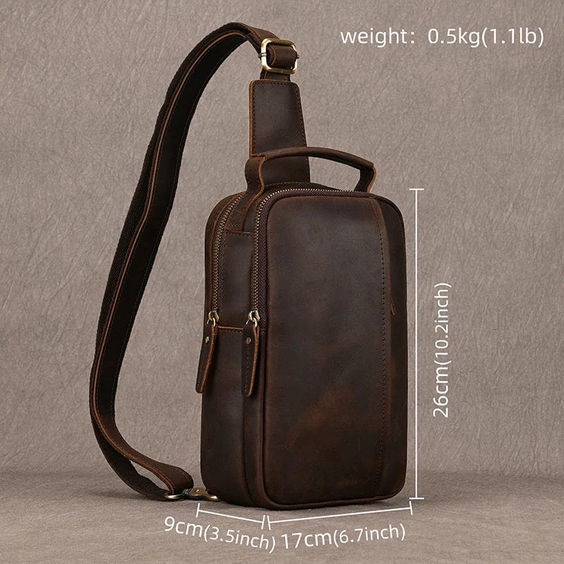 Sac Banane Cuir Homme Esteban | La Casa du Cuir Sacs banane