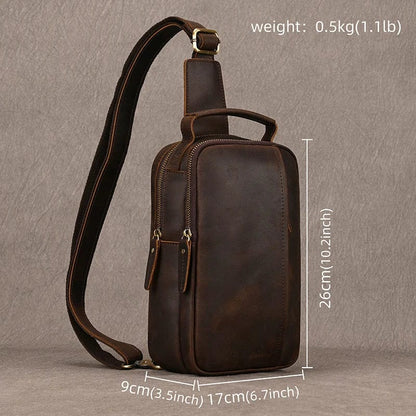 Sac Banane Cuir Homme Esteban | La Casa du Cuir Sacs banane