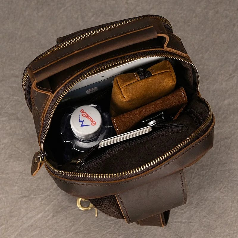 Sac Banane Cuir Homme Esteban | La Casa du Cuir Sacs banane