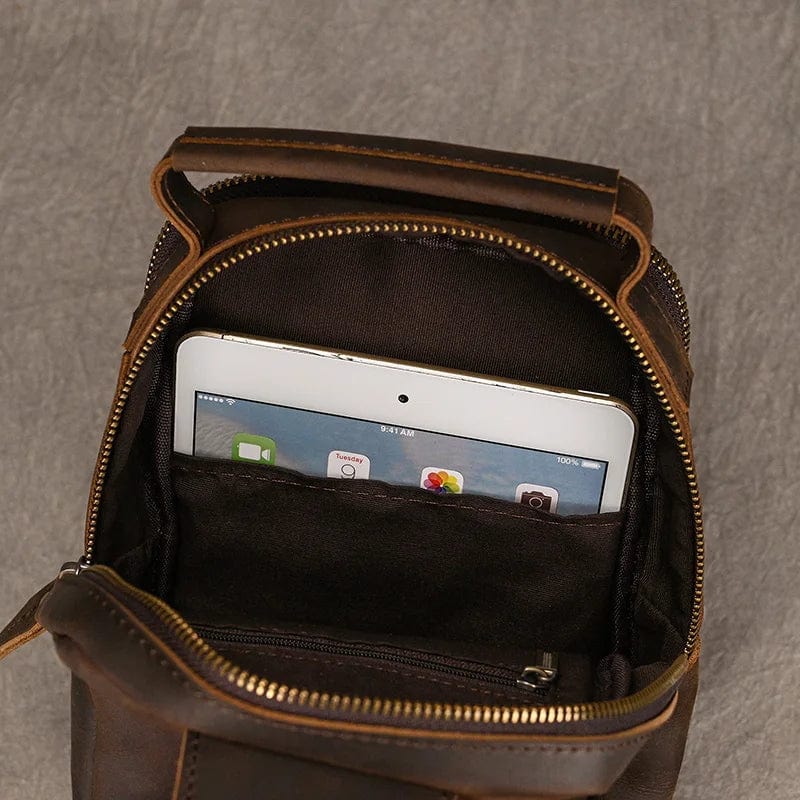 Sac Banane Cuir Homme Esteban | La Casa du Cuir Sacs banane