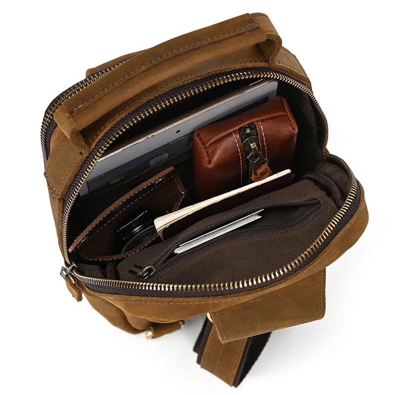 Sac Banane Cuir Homme Esteban | La Casa du Cuir Sacs banane