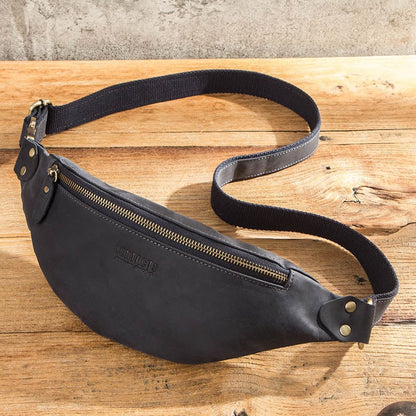 Sac Banane Cuir Homme Clément | La Casa du Cuir Bleu / Cuir / Homme Sacs banane