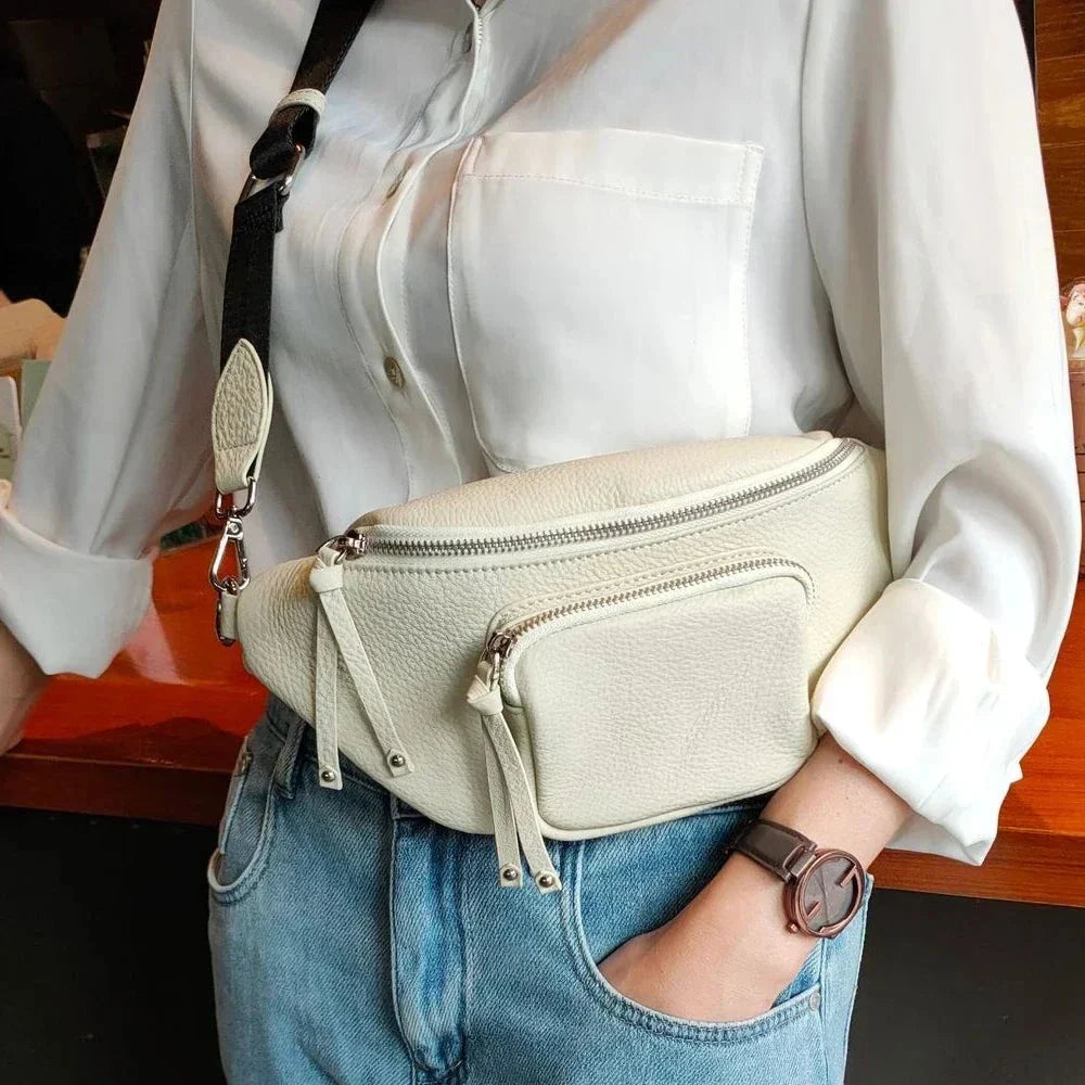 Sac Banane Femme Chic en Cuir Sac Cuir
