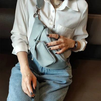 Sac Banane Femme Chic en Cuir Sac Cuir
