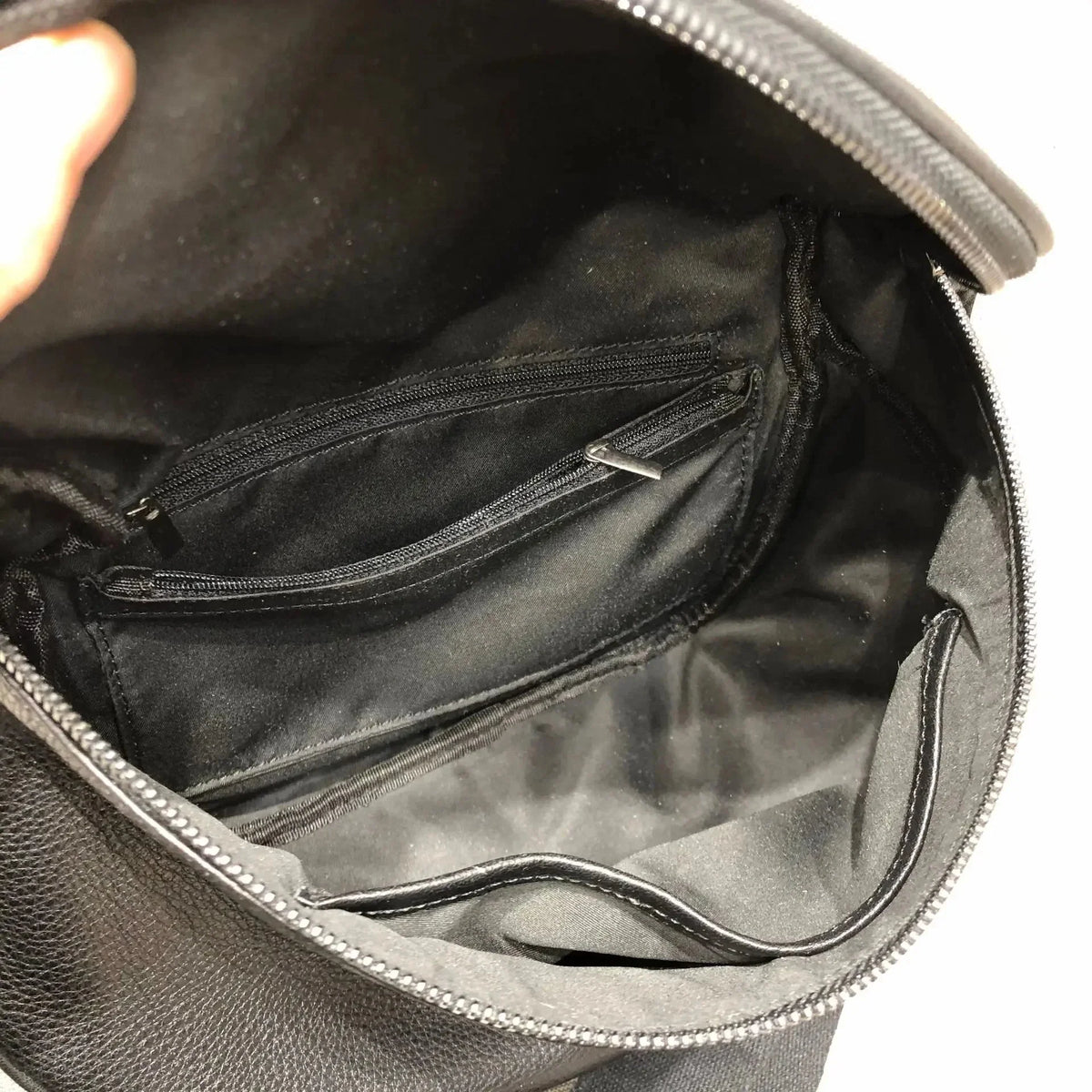 Sac Banane XL Femme Noir / 30x20x8cm / Cuir