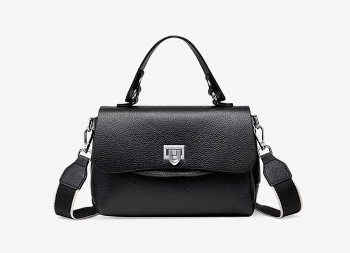 Sac Bandoulière Cuir Femme Juliette | La Casa du Cuir Noir / 25 cm / Cuir Sac bandoulière