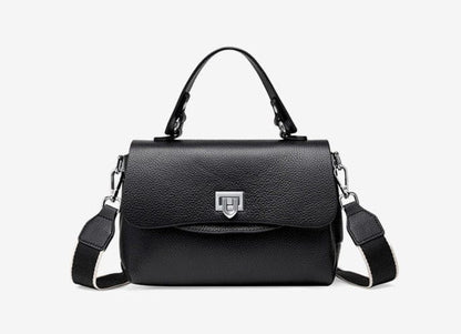 Sac Bandoulière Cuir Femme Juliette | La Casa du Cuir Noir / 25 cm / Cuir Sac bandoulière