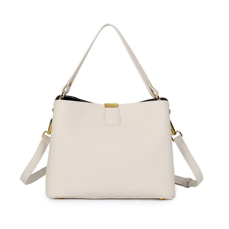 Sac Bandoulière Cuir Femme Charlie | La Casa du Cuir Blanc / Cuir / Femme sac à main