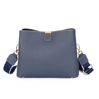 Sac Bandoulière Cuir Femme Charlie | La Casa du Cuir Bleu Foncé / Cuir / Femme sac à main