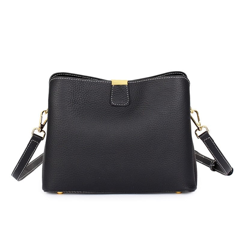Sac Bandoulière Cuir Femme Charlie | La Casa du Cuir Noir / Cuir / Femme sac à main