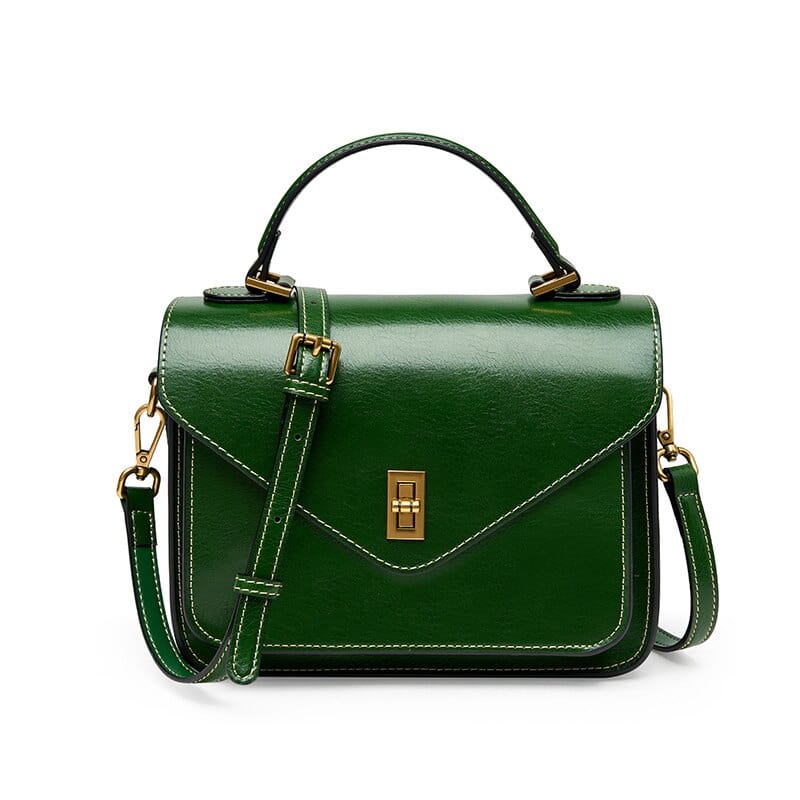 Sac Bandoulière Cuir Femme Adele | La Casa du Cuir Vert Foncé / Cuir / Femme Sac bandoulière